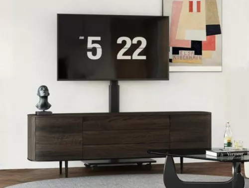 merkloos Mobile TV Stand - Suitable for 32-60 Inch Screens - Adjustable and Rotatable (8721085203910)