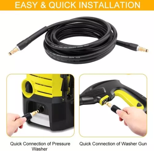 merkloos Replacement high pressure cleaner hose click system for Karcher K2-K7 quick coupling (6152320558540)