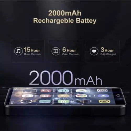 merkloos MP4 Player with Bluetooth and WiFi 80GB, MP3 and MP4 Music Player, 4 Inch 1080P Touch Screen Video Player, Portable Android Spotify Player with Play Store App (Black) (6152522710784)