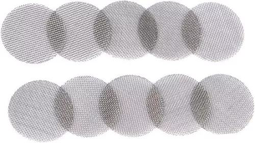 100Pcs Stainless Steel Smoking Screens - Pipe Screen Filters for Smoking - Mesh Screens Wire Mesh Filter 15Mm .