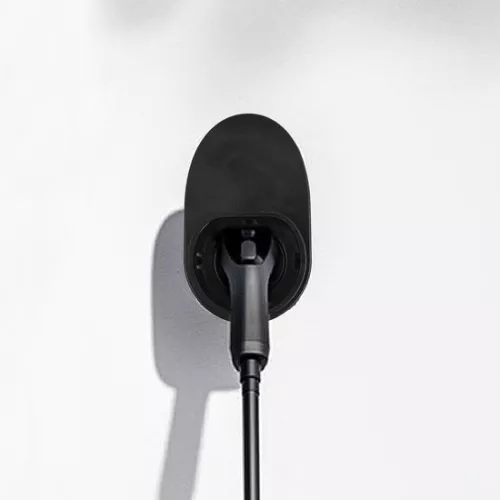 merkloos Cable holder type 2 wall holder for charging cable - organizer for Wallbox charging station - black (8785325017873)