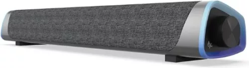 Mini Soundbar PC Speaker - Computer Speaker - RGB Lighting - Surround Sound - Gray