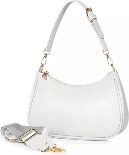 shoulder bag for women, with 2 interchangeable shoulder straps, practical crossbody bag with wide strap, or elegant Y2K shoulder bag for women with narrow strap