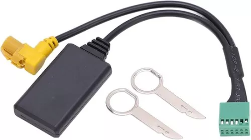 MMI 3G AMI AUX Cable ABS 12Pin Audio Input Bluetooth 5.0 Adapter Wireless Replacement for Audi A4 A6 Q5 Q7 A5 S5 A4L A6L