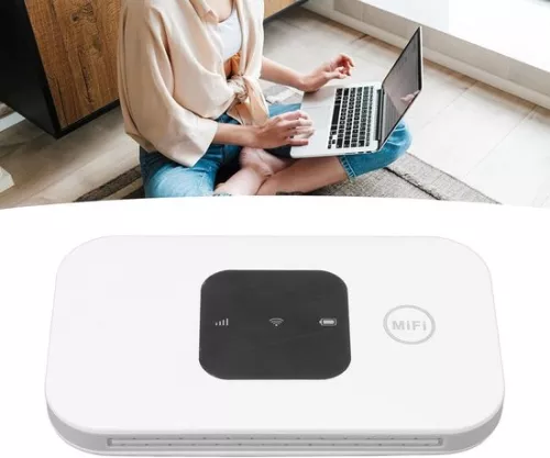 merkloos Portable WiFi Router – 4G Mobile Hotspot – Connect Up to 10 Devices – High Speed 2100mAh USB Powered Travel Mobile WiFi Hotspot – International Use (6152324328385)