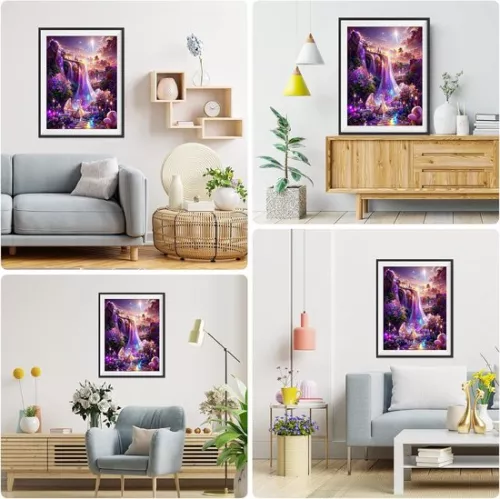 merkloos Wonderland Diamond Art - Full Round Diamond Painting Kit - Diamond Embroidery - Art Craft Kits - Adults - Diamond Painting Kits - Paintings Diamond painting (9508451716453)