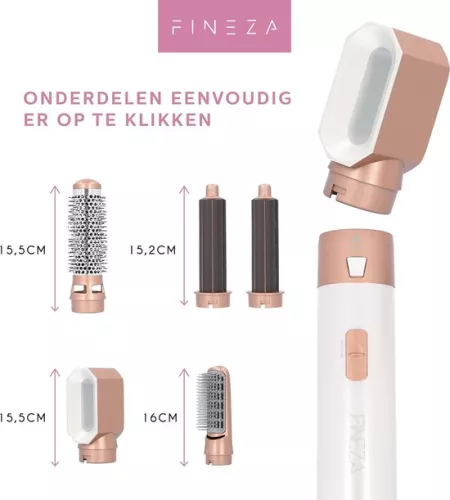 merkloos ShopGlobe Hair Dryer Brush - Curling Brush - Airstyler - Multistyler - Hot Air Brush (9501478914666)