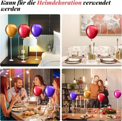 merkloos 20 balloon holders - reusable balloon stand - table balloon stand - festival birthday party wedding decoration (8785307262192)