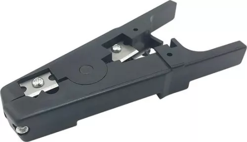 merkloos PREMIUM LAN Network Tester Set - Including Case - RJ45 / RJ12 / RJ11 / CAT5 / CAT5e / Cat6 / UTP / LAN - Cable Tester with Crimping Pliers & LSA Pliers (8720514720066)