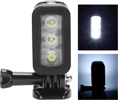 merkloos Waterproof LED Video Light for Cameras - Dimmable Underwater Light - Dive Light - Compatible with GoPro 4 3 2 1 . (8785311195400)