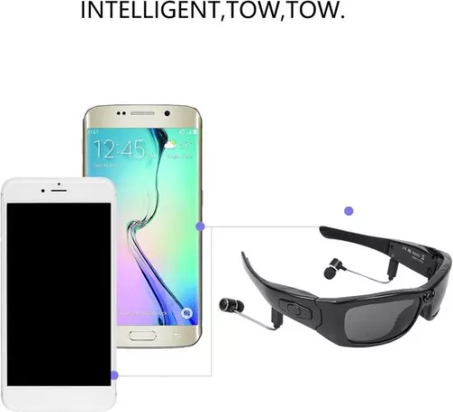 merkloos Sunglasses Camera HD 1080P Video Recorder Wireless Video Sunglasses Polarized Lens - Support Calling Video Music Driving Horse Riding . (6152309217215)