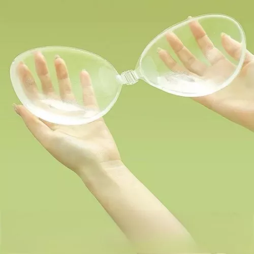 Silicone Bra - 1x Thick - C-cup - Removable adhesive pads - Push-up silicone breast enlargement pads - For swimwear and bikinis - Comfortable padding - Invisible and washable - Women