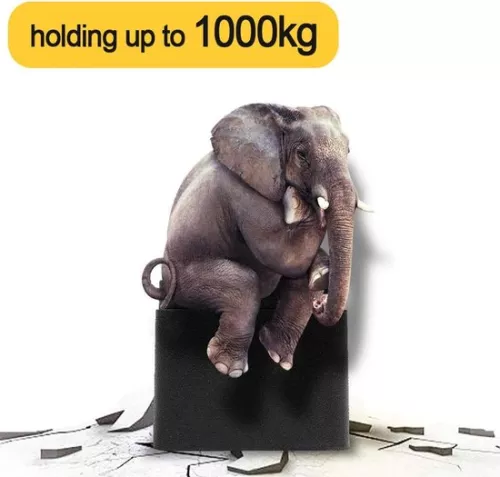 merkloos Set of 4 Adjustable Bed Risers - Robust Furniture Risers for Beds - Stackable and Adjustable - 2 Inch (6150704629688)