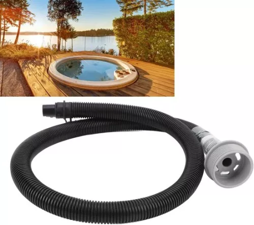 Inflatable Hot Tub Hose Plastic Inflation Spa Air Jet Massage - Bathtub for P05341 Lay Z Spa - Comfortable Relaxation .
