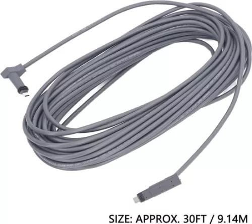 merkloos Replacement Cable 30ft for Rectangular Satellite V2 - Internet Kit Satellite Cable Extension - Waterproof - Multifunctional (8785306193176)