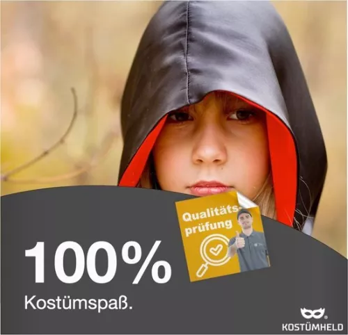 unbranded Halloween vampire costume cape - red & black - hooded cape for children & adults - women & men (8785300201815)