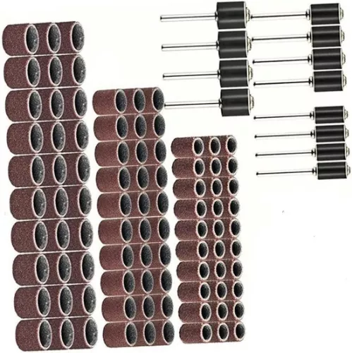 Insert Rings Sand Ring Sand Drum Steel Copper Sand 102 Pieces - Sanding Belt Sand Drum Rotary Abrasive Sanding Ring - Grinding Polishing Tool in HTML .