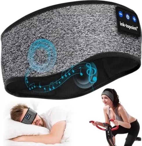 Sleep Headphones Bluetooth Headband 3-in-1 with Ultra-thin HD Speakers