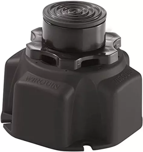 Set of 6 legs for shower tray - black - sturdy support