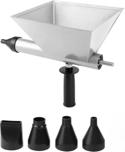 Electric mortar gun, full metal cement caulking gun with 4 nozzles