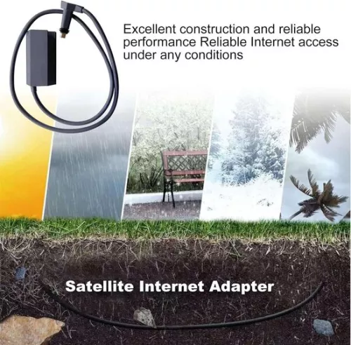 merkloos Starlink Internet Satellite Kit for V2 Gen2 - Ethernet Adapter and Satellite Internet . (8785310488497)