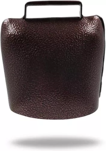 Metal cowbell with handle - Great noise maker for football matches, school bells and concerts.