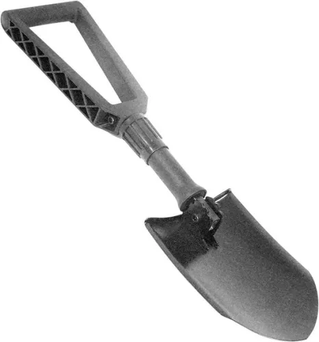 Emergency Snow Shovel - Compact and Strong - Car Home Travel Winter Conditions Bad Weather