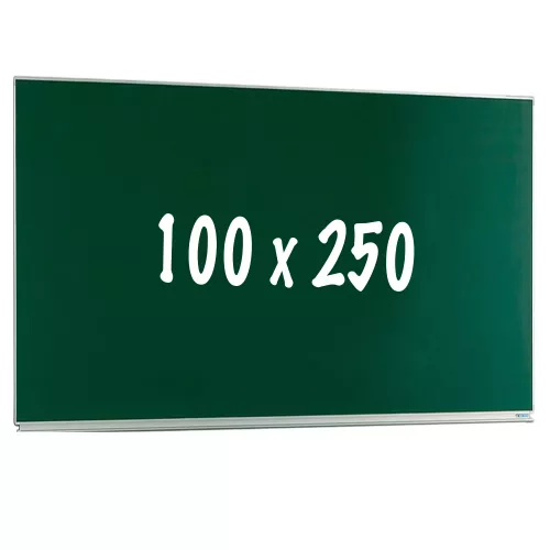 Chalkboard PRO Jamar - Magnetic - Single face board - Schoolboard - Easy assembly - Enamel steel - Green - 100x250cm
