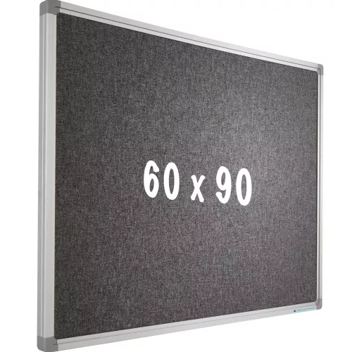 Bulletin board Camira fabric PRO Coleen - Aluminum frame - Easy assemble - Drawing pins - Pinboards - 60x90cm