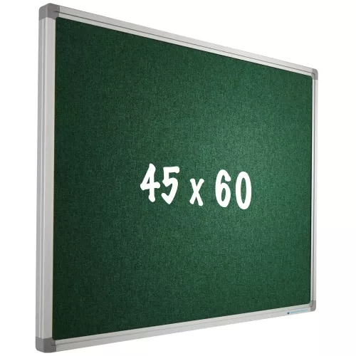 Bulletin board Camira fabric PRO Moyer - Aluminum frame - Easy assemble - Drawing pins - Pinboards - 45x60cm