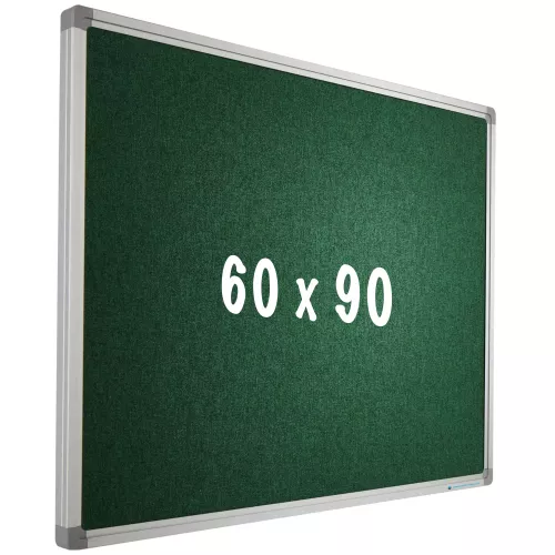 Bulletin board Camira fabric PRO Raymond - Aluminum frame - Easy assemble - Drawing pins - Pinboards - 60x90cm