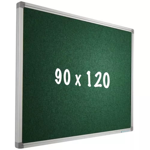 Bulletin board Camira fabric PRO Dwight - Aluminum frame - Easy assemble - Drawing pins - Pinboards - 90x120cm