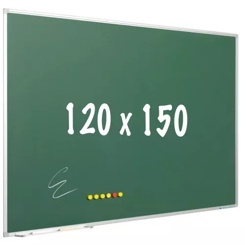 Chalkboard PRO Lidia - Magnetic - Schoolboard - Easy assembly - Enamel steel - Green - 120x150cm