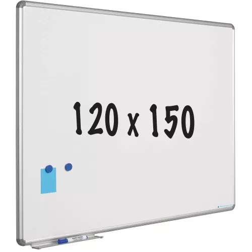 Whiteboard Odonnell - Enamel steel  - white - Magnetic - 120x150cm
