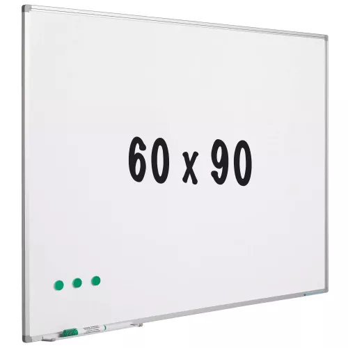 Whiteboard Rivas - Painted steel  - White - 60x90cm