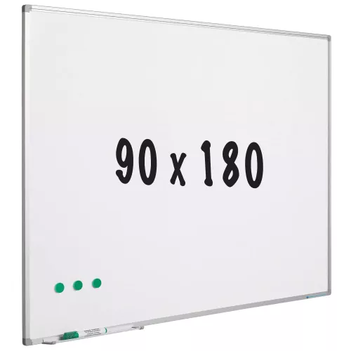 Whiteboard Duke - Painted steel  - White - 90x180cm