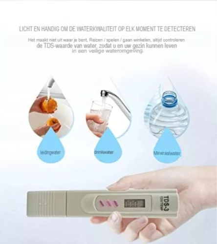 Gratyfied Gratyfied - Tds-Meter - Tds Meter Drinking Water - Ph Meter Digital - White (6097430647640)