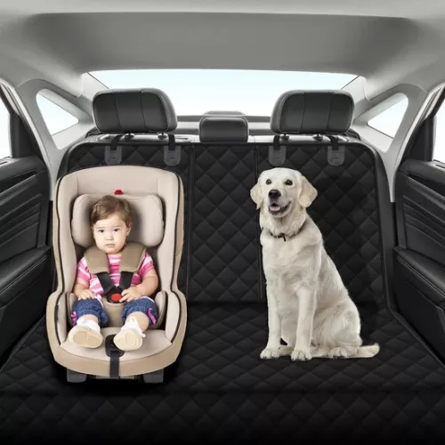 Backseat cover, waterproof and scratch-resistant Non-slip hammock Backseat protection against dirt and fur for cars and SUVs